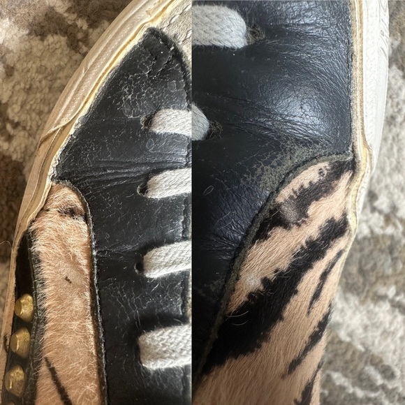 🦄 Intermix Private Edition Studded Tiger Stripe Slides - Picture 13 of 15